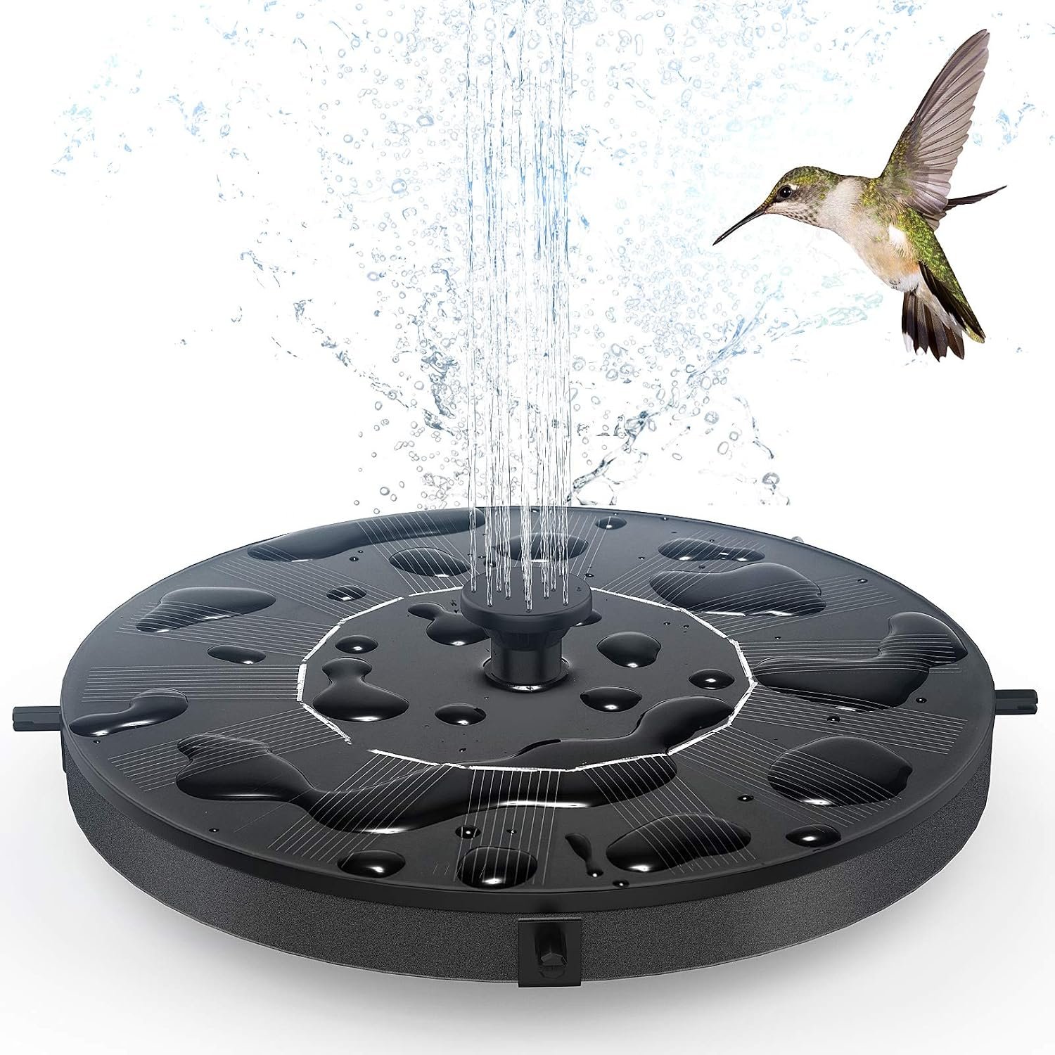 Solar Fountain Water Pump for Bird Bath, Floating Solar Powered Water Fountain Pump for Bird Bathing, Garden, Pond, Pool, Outdoor (1.4W)